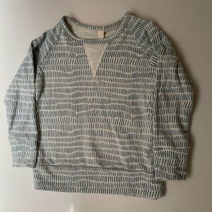 Childhood's Clothing Carolina Blue Domino Crew- 3T